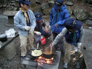 2008ボーイ隊春季キャンプより